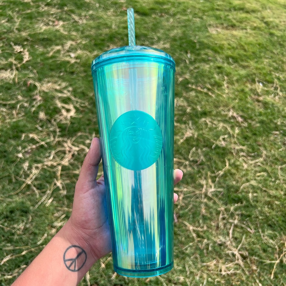NEW! - Starbucks Shimmering Aqua Tumbler